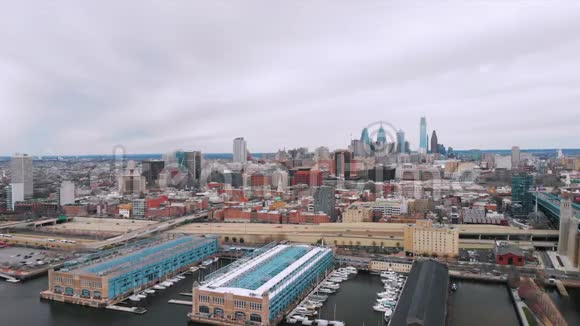 美国费城的空中射击视频的预览图