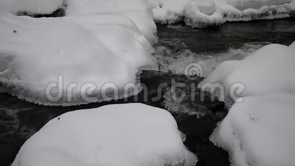 奥地利冬季的艾斯特山谷视频的预览图
