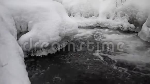 奥地利冬季的艾斯特山谷视频的预览图