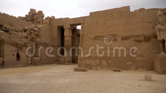 卢克索的卡尔纳克埃及神庙视频的预览图