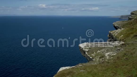 爱尔兰西海岸莫赫惊人的悬崖视频的预览图