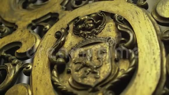 装饰元素中世纪大教堂视频的预览图