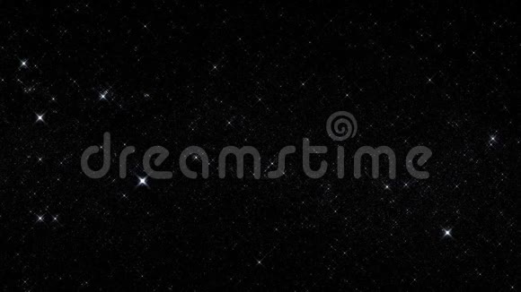 白色发光星空星海星运动图形背景视频的预览图