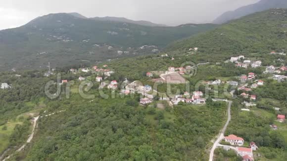 美丽的老地中海山村景色视频的预览图