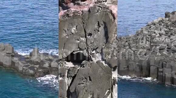 3乘1移动设备上社交媒体应用的垂直视频济州岛南部的DepoJusangjeolli悬崖视频的预览图