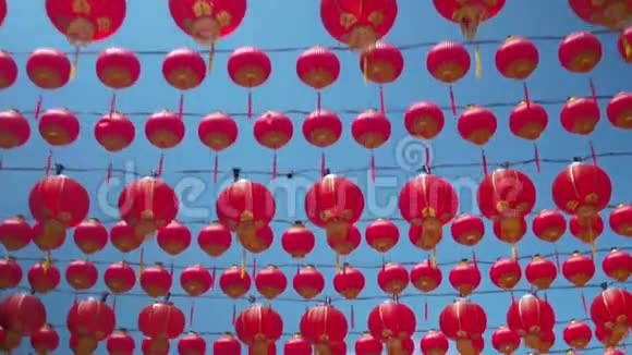 三合一视频春节的中国红灯笼视频的预览图