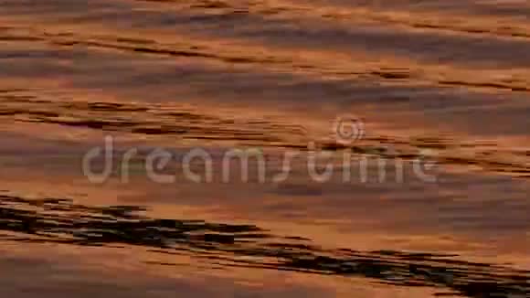 金色眩光对水的抽象背景视频的预览图