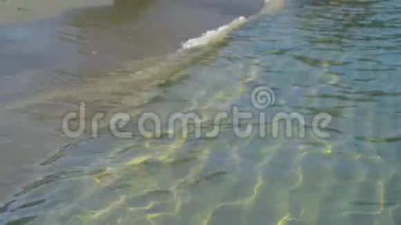 平静的海浪海洋太阳视频的预览图