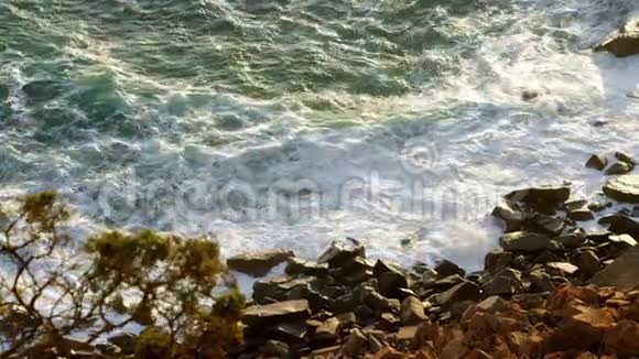 罗卡角葡萄牙著名的卡波达罗卡海岸日落视频的预览图