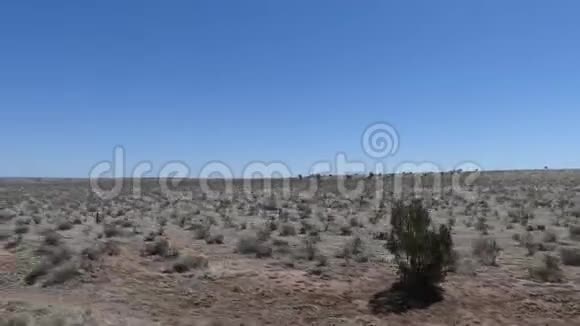 亚利桑那州大峡谷从大峡谷铁路上可以看到高沙漠平原视频的预览图