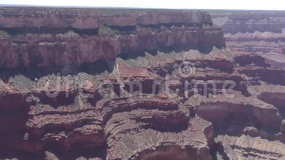 亚利桑那州大峡谷大峡谷的几个岩层视频的预览图