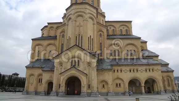 格鲁吉亚东正教主大教堂视频的预览图