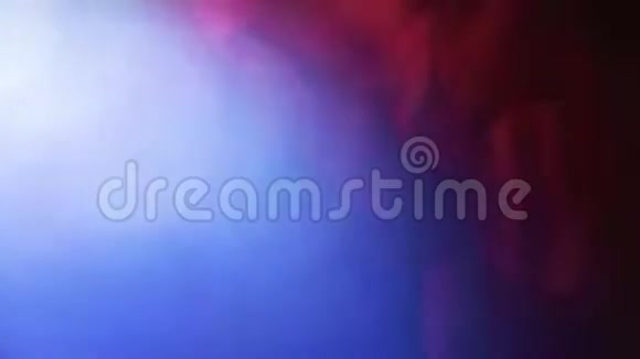 五彩光漏动人梦幻波克红色的波克和蓝色的飞溅视频的预览图