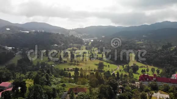 马来西亚卡梅隆高地的鸟瞰图视频的预览图