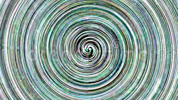 抽象的彩色螺旋视频的预览图
