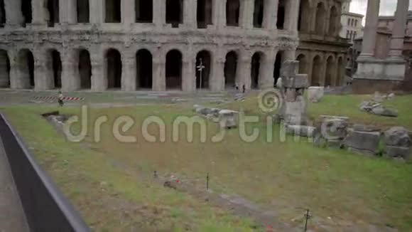 意大利罗马的部分废墟视频的预览图