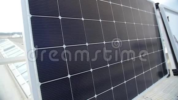 新型现代能源太阳能电池板视频的预览图