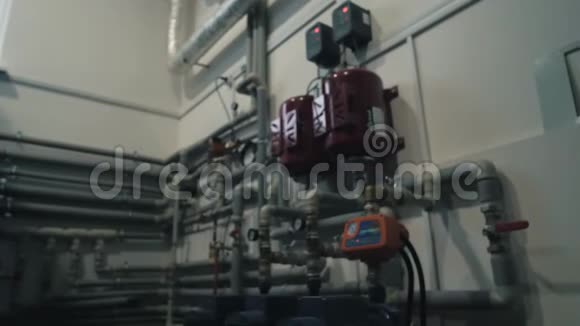 大型工业用水处理及锅炉房泵房视频的预览图