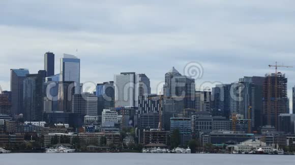 西雅图华盛顿市中心天气晴朗视频的预览图