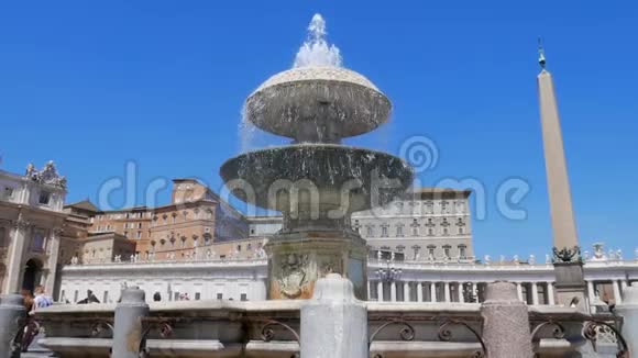 梵蒂冈城圣彼得广场罗马拉齐奥意大利视频的预览图