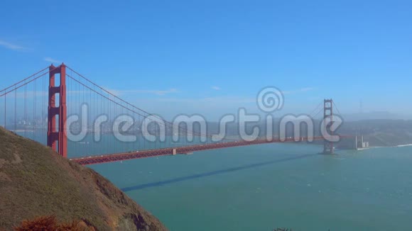 旧金山白天大桥金门视频的预览图