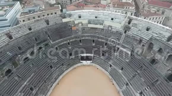 法国尼姆斯的罗马竞技场视频的预览图