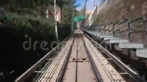 巴塞罗那隧道的交通运输高速公路视频的预览图