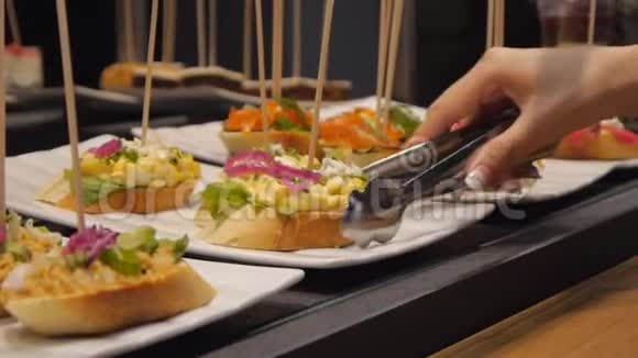 小餐饮三明治视频的预览图