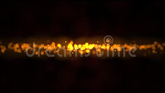 抽象金色火花粒子背景视频的预览图