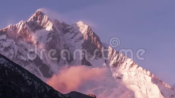 喜玛拉山时间推移全景4k视频的预览图