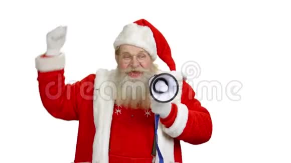 带扬声器的圣诞老人视频的预览图