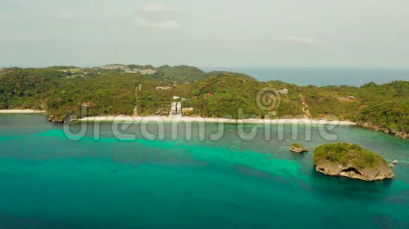 菲律宾长滩岛与Beah海景视频的预览图