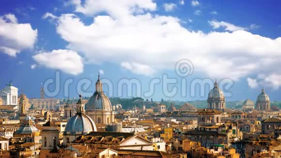 意大利罗马美丽的全景视频的预览图