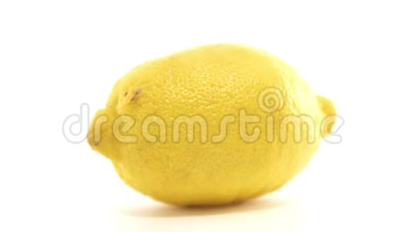 黄柠檬清爽柑橘类水果维生素健康饮食视频的预览图