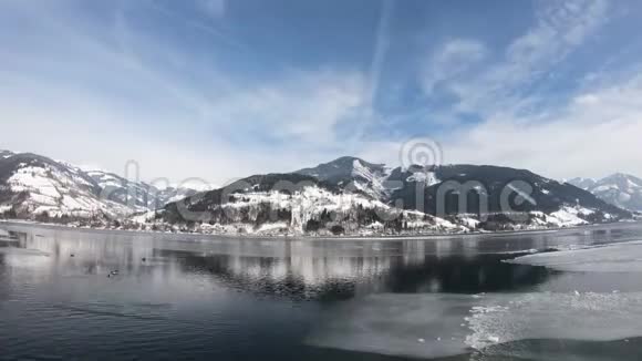 从Zellam看Zell湖对面的延时录音视频的预览图