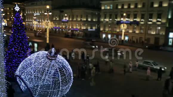 圣诞节节日照明视频的预览图