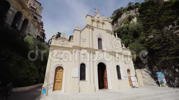 摩纳哥大教堂蒙特卡洛夏季城市视频的预览图