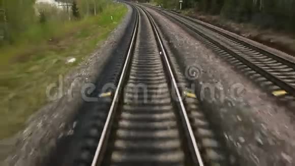 铁路轨道的长度视频的预览图