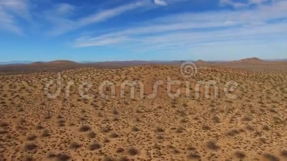 新墨西哥沙漠的空中录像视频的预览图