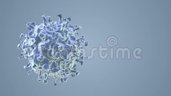 可循环蓝色病毒视频的预览图