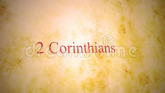 圣经系列新约的书籍哥林多前书视频的预览图