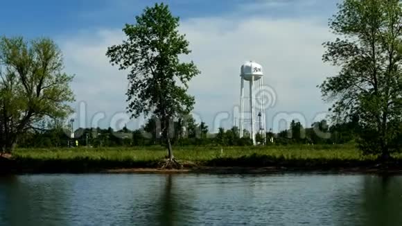 明尼苏达州Bemidji湖南岸汽车旅馆景观视频的预览图