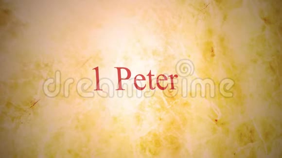 圣经系列新约全书彼得前书视频的预览图