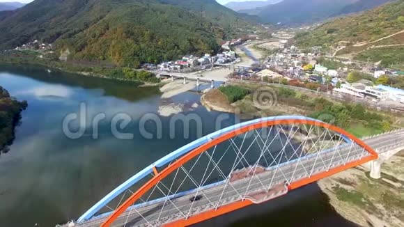 南多达吉约大桥位于金阳和金阳之间韩国亚洲视频的预览图
