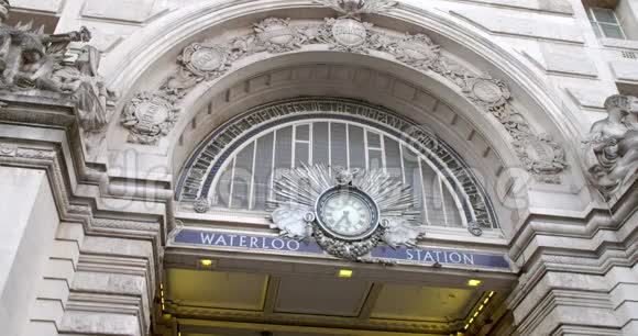 滑铁卢站伦敦标志视频的预览图
