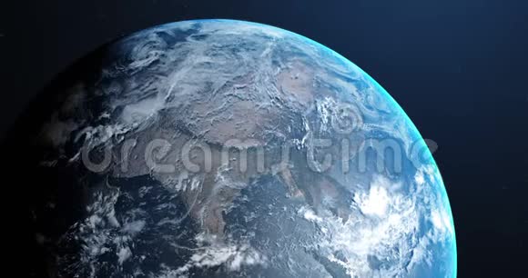 地球在太空的动画4k视频的预览图