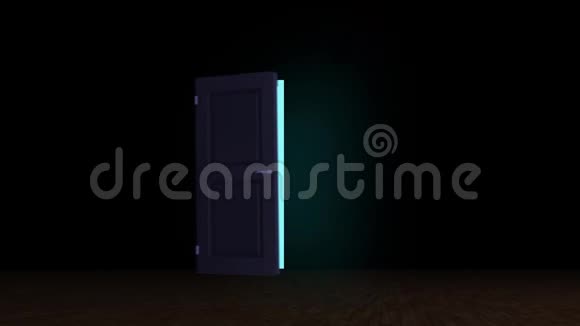 开门和进入光线的门动画视频的预览图