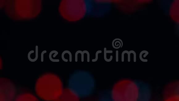 黑色背景上的圣诞灯视频的预览图