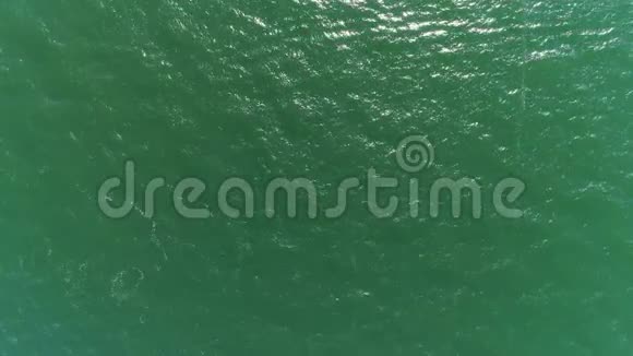 从高空俯视绿色海水纹理视频的预览图