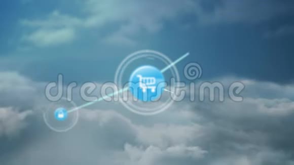 连接器在云层上移动视频的预览图